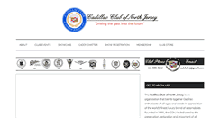 Desktop Screenshot of cadillacclubnj.org